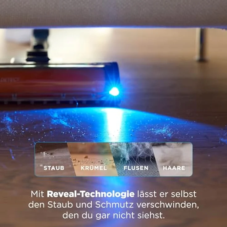 Shark Akku-Hand- und Stielstaubsauger PowerDetect Speed IA1241EU, 350 W, beutellos, 4 PowerDetect-Technologien, Reveal-Technologie, Flexology – Bild 8