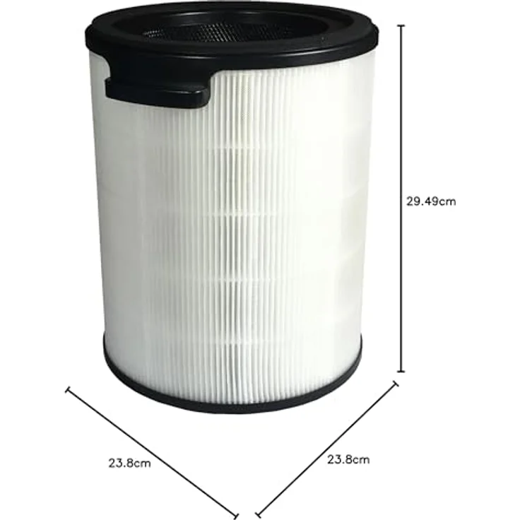 Comedes Ersatzfilter für Philips FY2180/30, Aktivkohlefilter für Raumluftreiniger 2000(I) AC2939/10, gegen Pollen und Gerüche – Bild 8