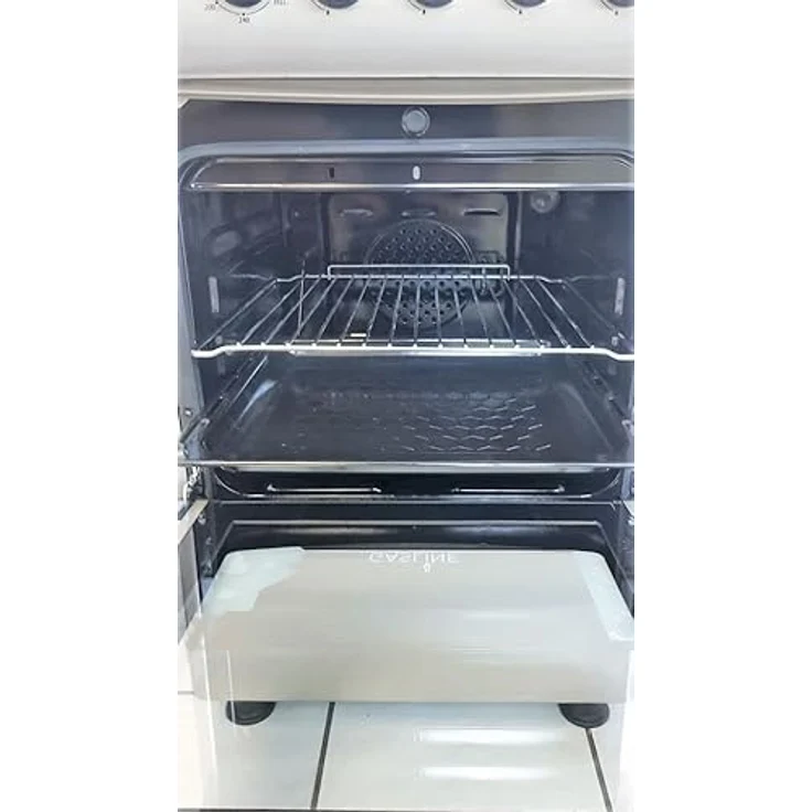 Gasline Gas Standherd 50cm SHGG5060AZU 4 flammig, Gasbackofen mit Thermostat, Grill und Umluft Propangas/Erdgas – Bild 2