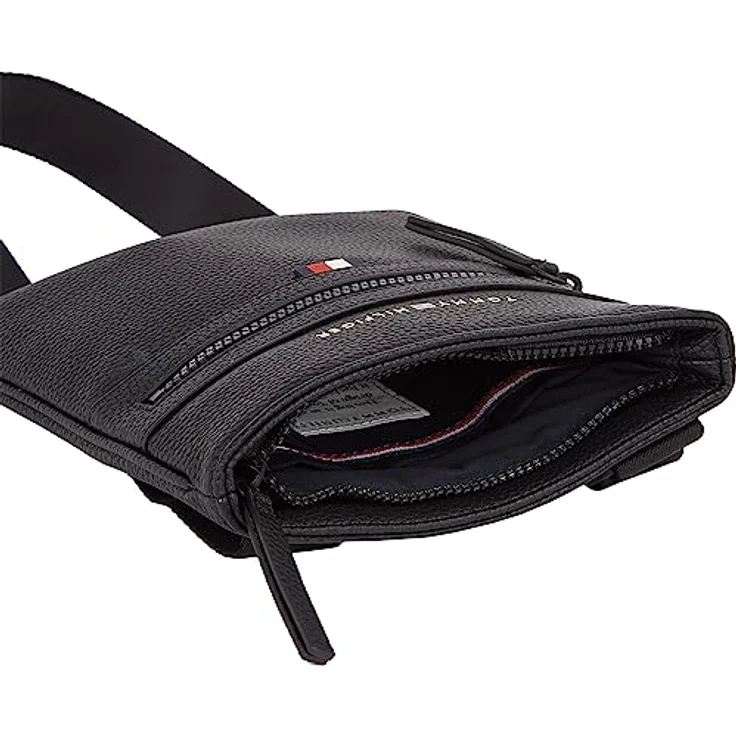 Tommy Hilfiger Umhängetasche, Mini Bag mit Reißverschluss-Vortasche – Bild 3