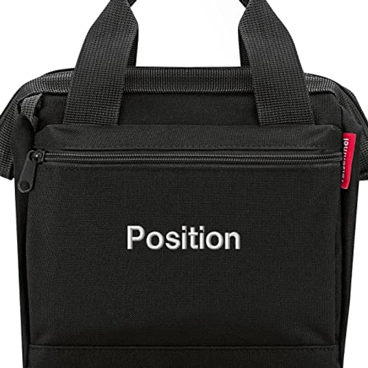 Reisenthel Handtasche allrounder cross, Bowling Bag mit 2 Tragevarianten, wasserabweisendes Polyester, Schwarz – Bild 6