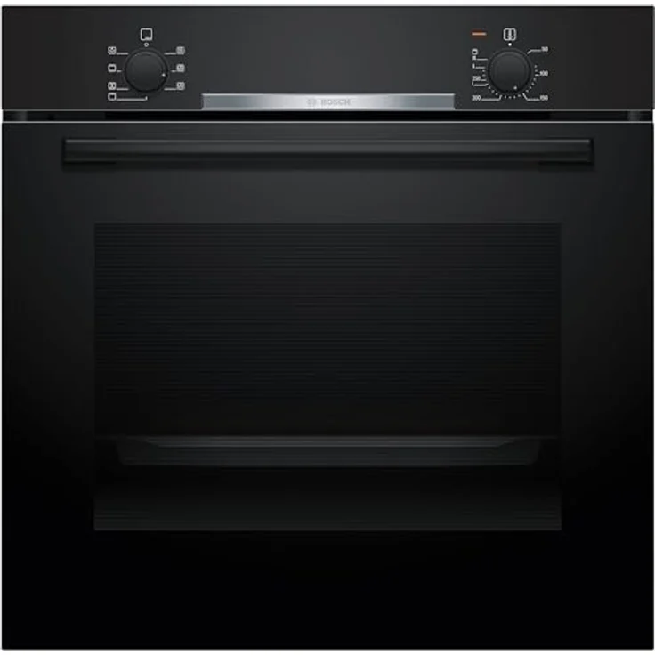 Bosch HBA510BA3 Einbau-Backofen, 60 x 60 cm, 3D-Heißluft, Schnellaufheizung, Halogen-Innenbeleuchtung, Schwarz – Bild 1