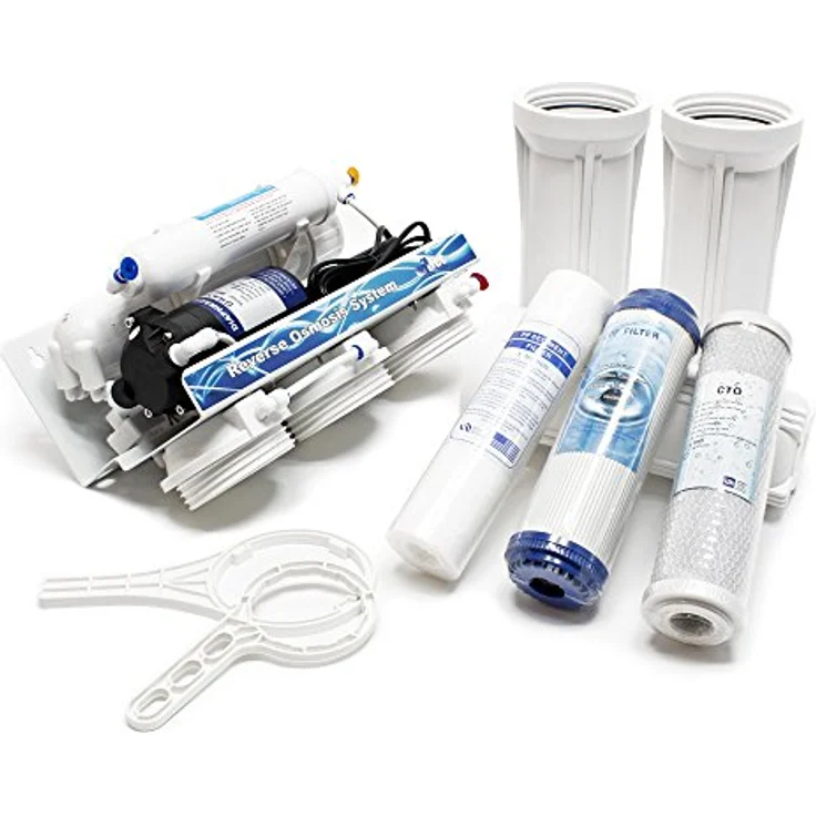Naturewater 5 Stufen Umkehrosmose RO 180 L-Tag mit Druckerhöhungspumpe und manuellem Ventil – Bild 6