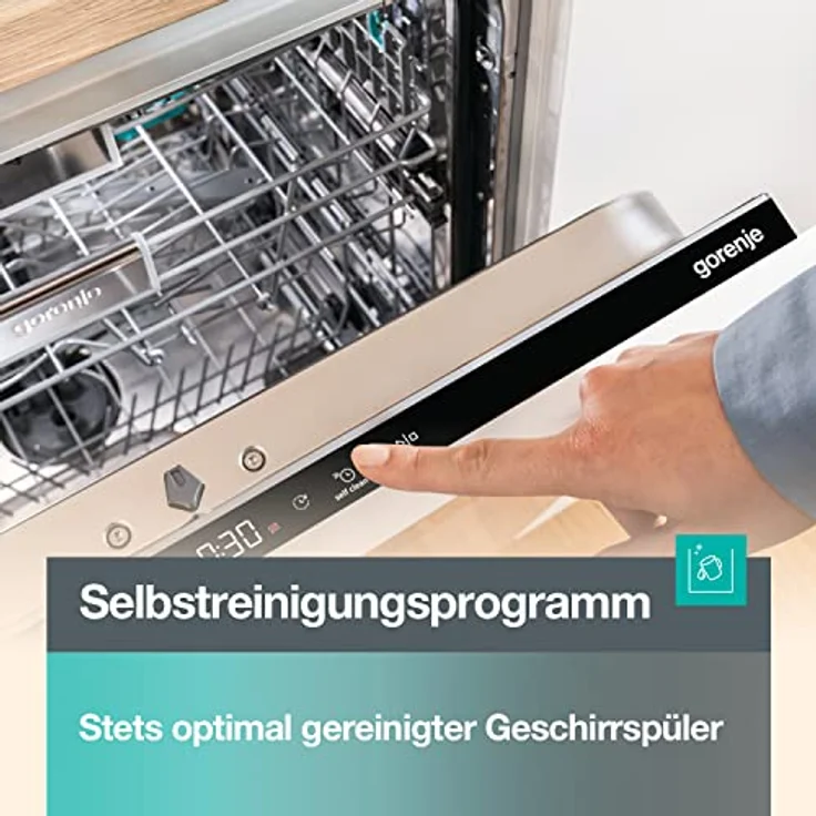 Gorenje GV642D61, Geschirrspüler, D, Geräuschemissionsklasse B, Geräuschemissionen 44 Dezibel – Bild 10