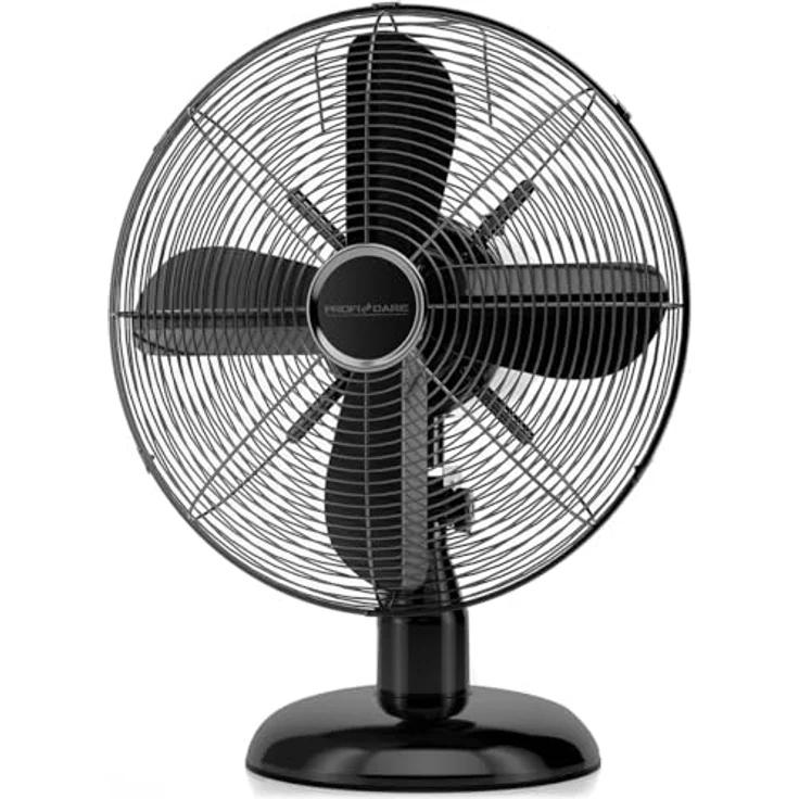 ProfiCare Ventilator mit Schwenkfunktion | Ø 30 cm | Tischventilator 35W, schwarz – Bild 1
