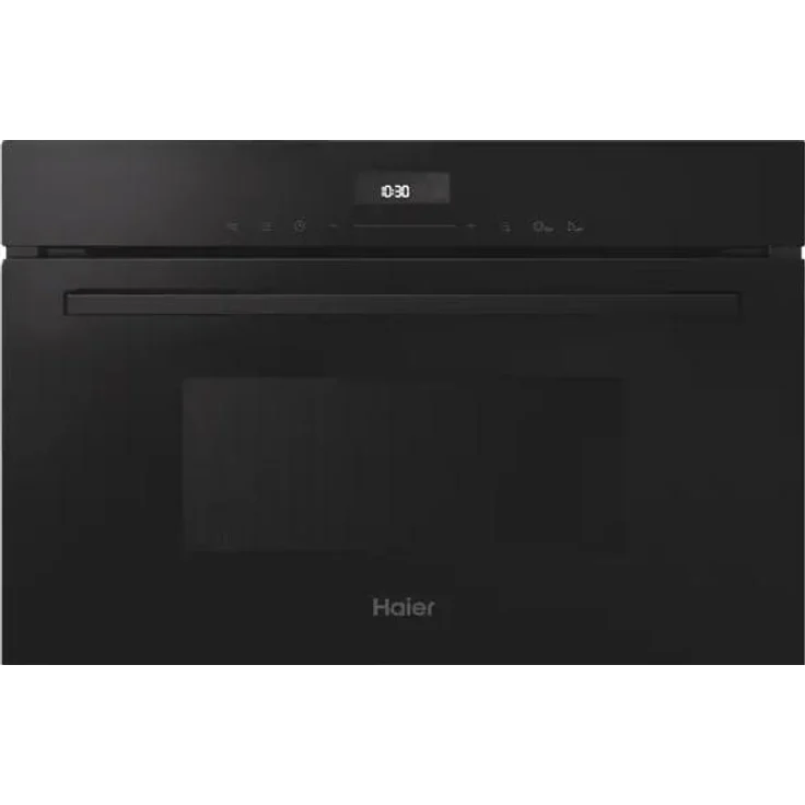 Haier H38DMWID26NB, Integrierte Grill-Mikrowelle mit 34 l Kapazität, 900 W Mikrowellenleistung, 1000 W Grillleistung, Berührungsteuerung, Schwarz