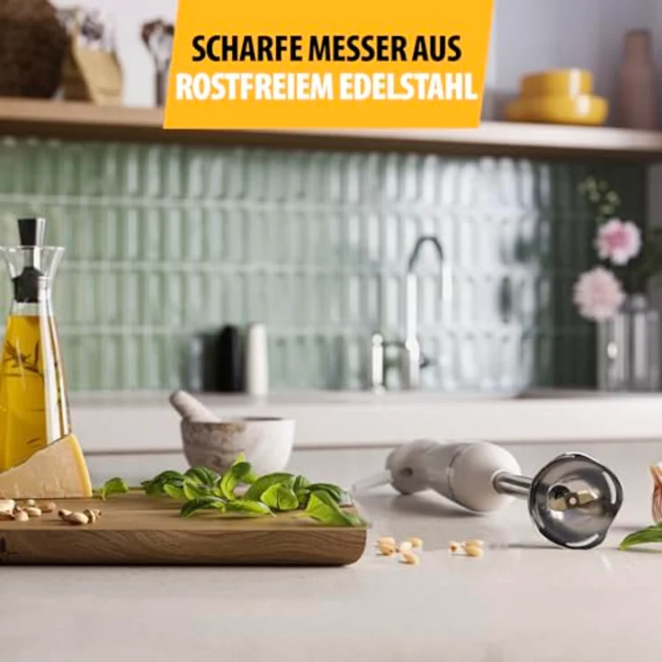 TriStar Stabmixer MX-4881 Weiß, Stabmixer-Set mit 350 Watt Leistung und praktischem 500 ml-Messbecher – Bild 9