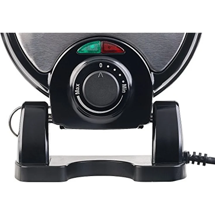 Rosenstein & Söhne NX7714-944 Waffeleisen, 875W, schwarz, silber – Bild 5