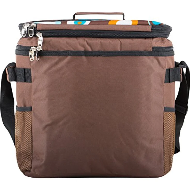 Anndora Picknicktasche braun retro Kühltasche inkl. Zubehör 4 Personen 29 Teile – Bild 10