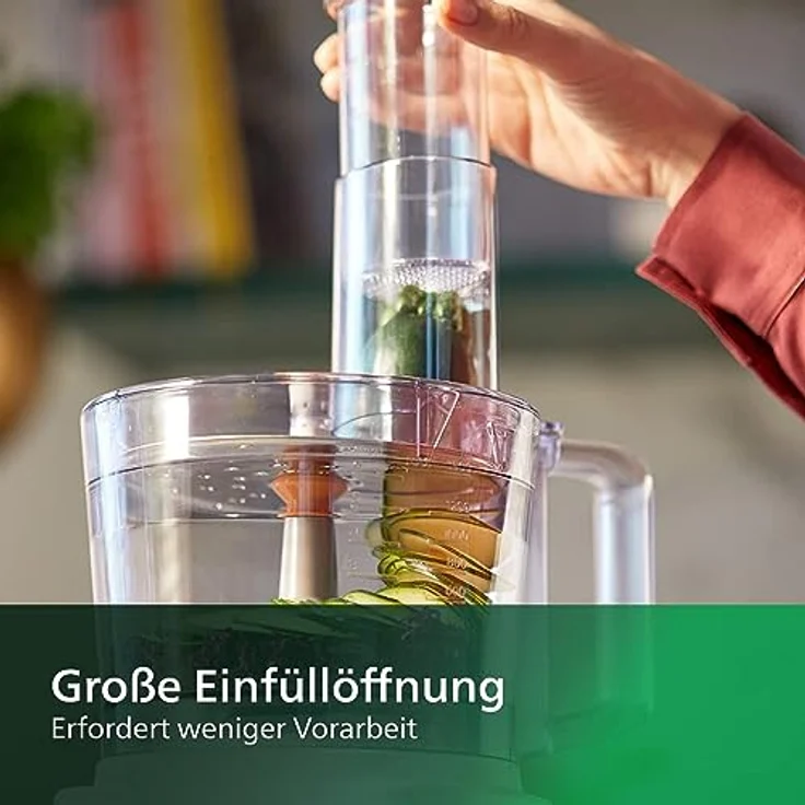 Philips HR7310/00 Foodprozessor, 700W, 3 Geschwindigkeiten, 2,1 Liter, Kunststoff, weiß – Bild 3