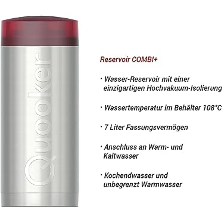 Quooker COMBI+ & CUBE | Flex BLK (Schwarz) inkl. Cube-Filter – Bild 5