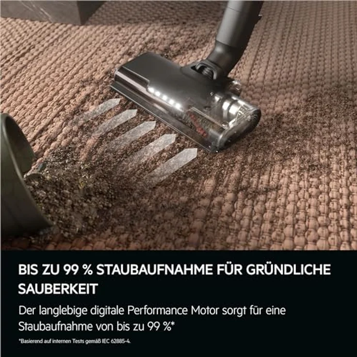 AEG 6000 Akku-Staubsauger / Kabellos / Bis zu 99 % Staubaufnahme / 40 min Laufzeit / AP61CB21DB – Bild 3