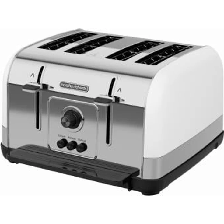Morphy Richards 240134 Toaster 4 Scheibe(n), Toaster, Weiss – Bild 1