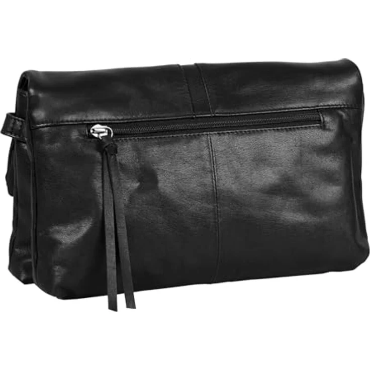 Burkely Nalan Umhängetasche, 27 cm, aus 100% Leder, schwarz – Bild 3