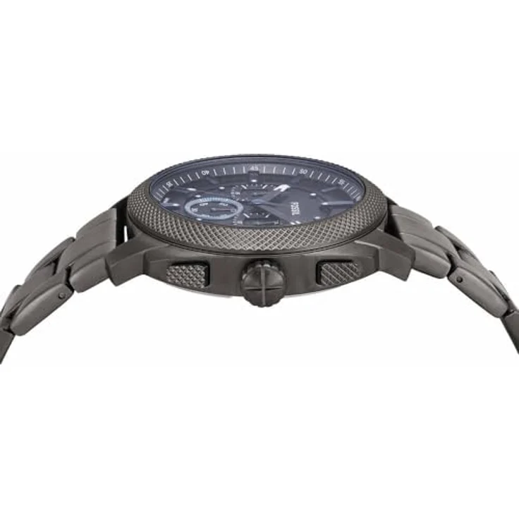 Fossil FS6098, Herren Analog Quarz Uhr mit schwarzem Zifferblatt, Edelstahl-Armband, 44 mm Gehäuse, wasserdicht bis 50 m, 2 Jahre Garantie – Bild 5