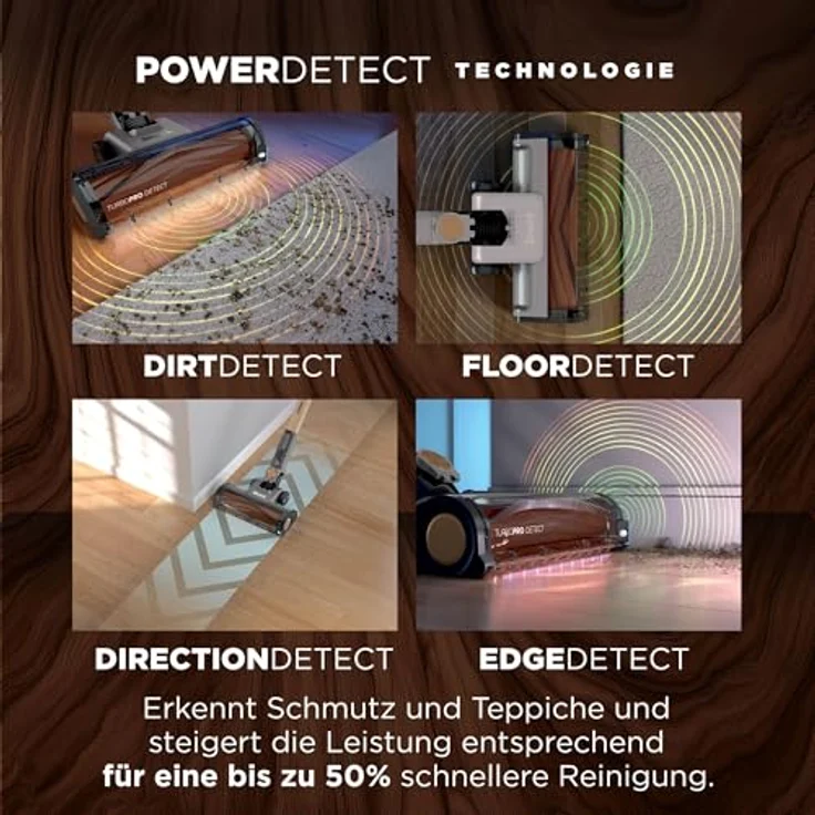 SHARK IA3246EUTBR PowerDetect Speed Luxe Collection, Clean & Empty Akku-Staubsauger mit selbstentleerender Ladestation, 350 Watt, bis zu 60 Minuten Laufzeit – Bild 6