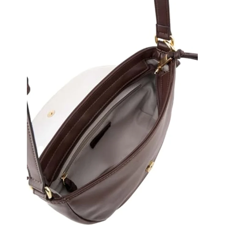 FredsBruder Weave Harmony Saddle Bag, Handtasche aus geflochtenem Leder, braun – Bild 3