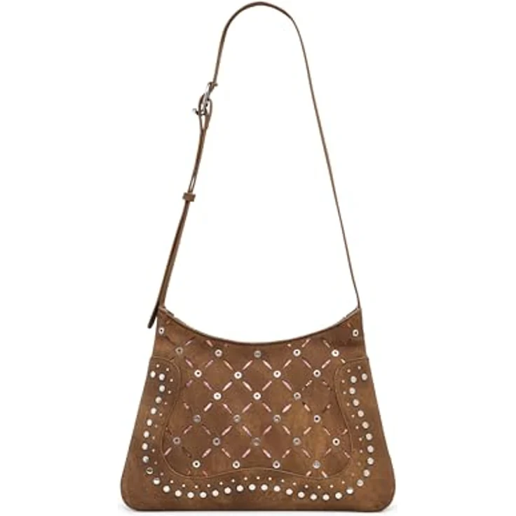 Desigual Yankee Manaos, Handtasche in Braun mit mehreren Fächern für Damen – Bild 2