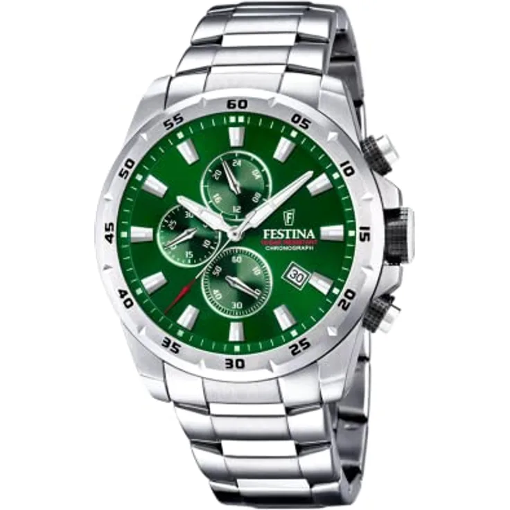 Festina Herren Uhr F20463/1 Chronograph Edelstahl