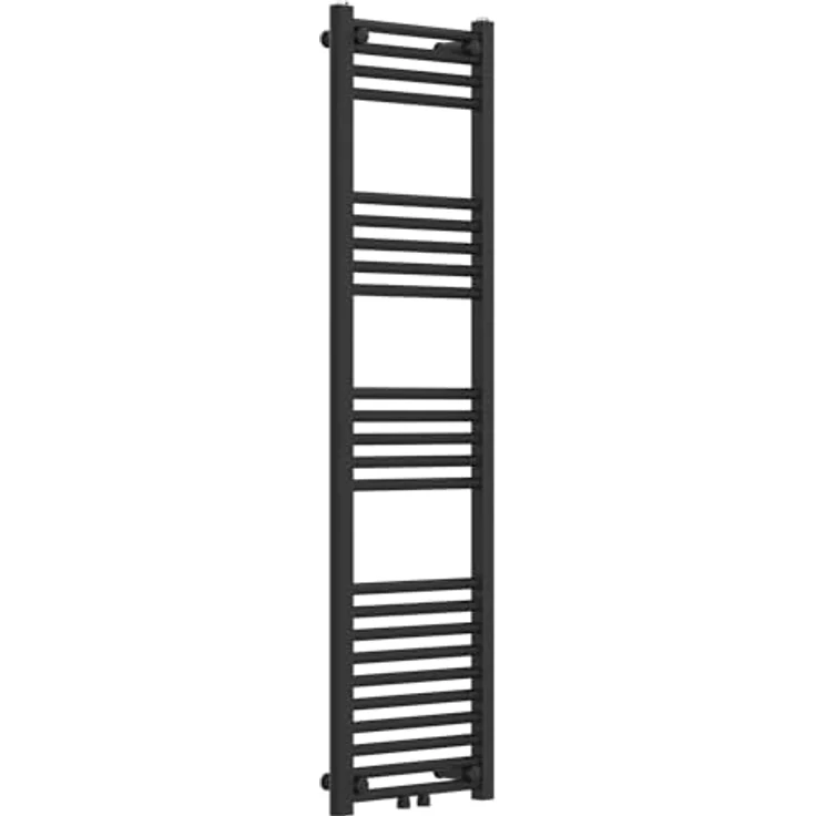 Neu.Haus Voss, Handtuchheizkörper, 485 W, platzsparendes Design, Schwarz – Bild 3