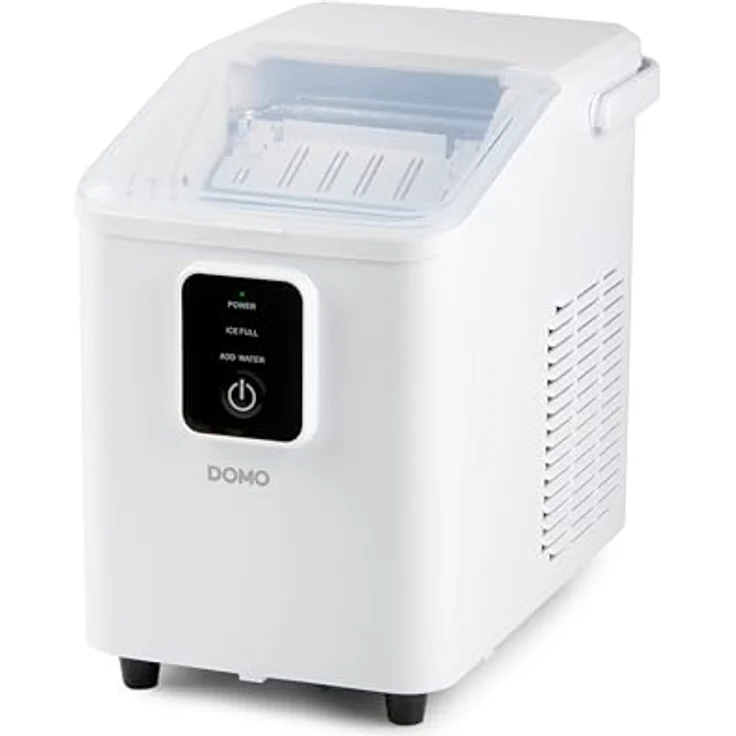 DOMO DO9292IB Eiswürfelmaschine, 0.8L, 12kg in 24Std. mit Selbstreinigungsprogramm und herausnehmbarem Korb – Bild 1