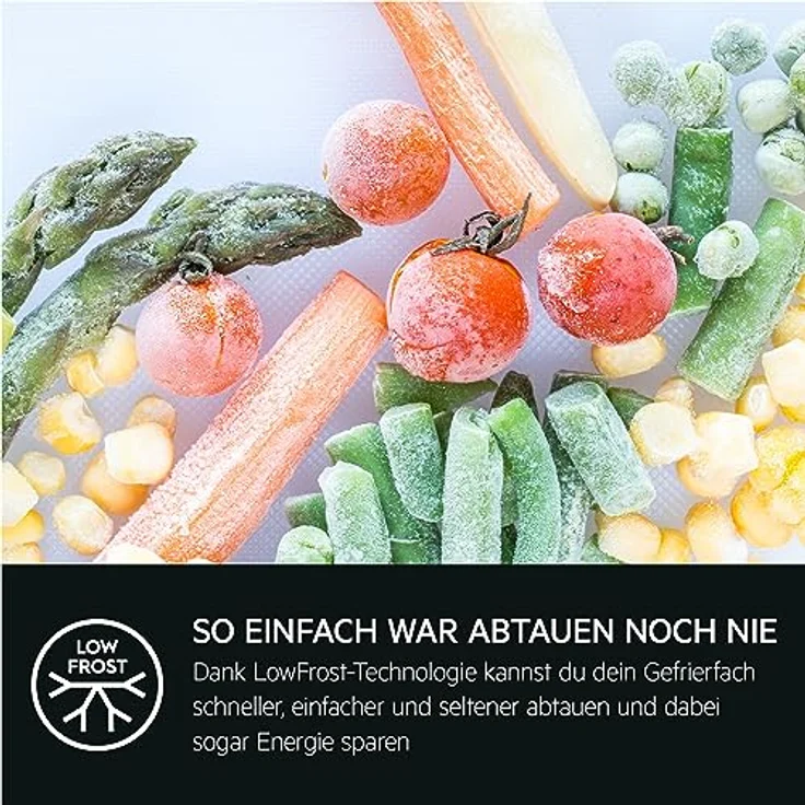 AEG TSC5S142ES Einbau-Kühl-Gefrierkombination / 1446 mm/Gefrierteil unten / 217 L/LowFrost – weniger Eisbildung/Schlepptür/E - Preisvergleich – Bild 2