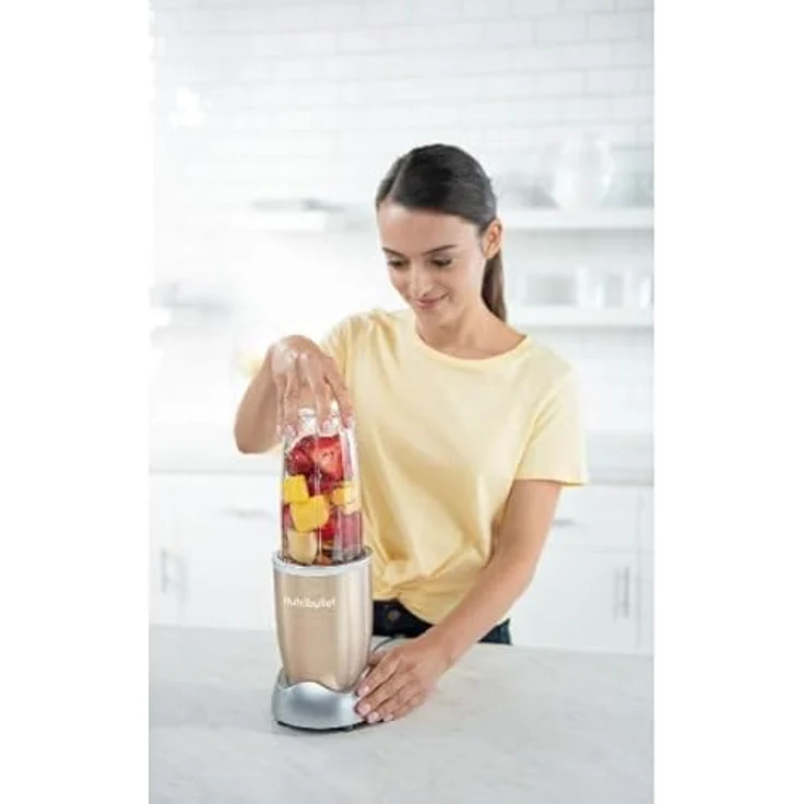 NutriBullet NB907CP Smoothiemaker, 1100 Watt, 0,7 Liter, 4 Programme, gold – Bild 3