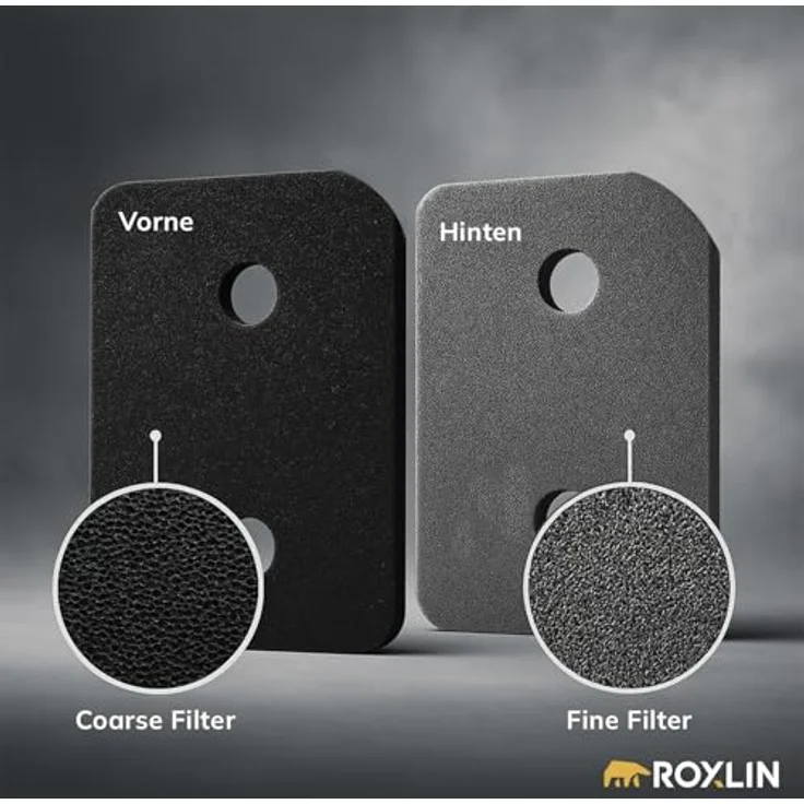 Roxlin Filtermatte für Miele T1 9164761, Doppellagiger Schwammfilter für Wärmepumpentrockner, 207 x 157 x 30 mm, waschbar und wiederverwendbar, Made in Germany – Bild 2