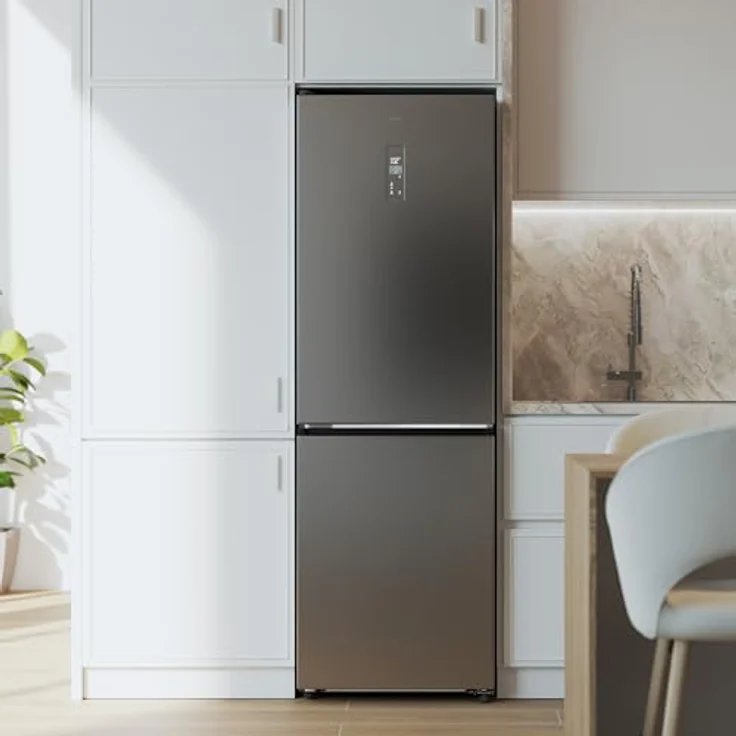 Cecotec Bolero CoolMarket Combi 409, 409 L Kühlschrank Kombi mit Total No Frost, Edelstahl, Inverter Kompressor Plus, 185 cm hoch, variabel mit MAX INSIDE Technologie – Bild 5