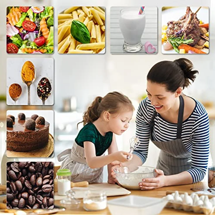 Duronic KS100 GY Küchenwaage | 5 kg Digitalwaage mit 1,2 L abnehmbarer Schüssel | 1 g grammgenau Präzision-Feinwaage | Haushaltswaage mit Tara-Funktion | Digitale Waage mit Hold-Funktion | Zum Kochen – Bild 5
