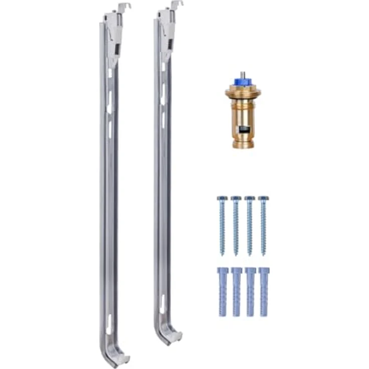 Belrad Universalheizkörper T33, Kompakt Ventilheizkörper 6 Anschlüsse, 400x800 mm, 1369 W, Reinweiß – Bild 5