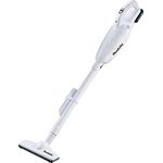 Makita Akku Staubsauger (Behälter 0,6 l, 3 Saugstufen, Saugkraft max. 30 W, beutellos, mit LED-Beleuchtung, mit Akku) CL108FDSAW, Weiß