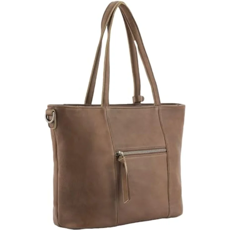 FredsBruder My Forever Friend Shopper Tasche aus 100% Leder, 41 cm, braun – Bild 2