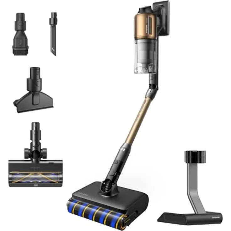 dreame Z30 Pro Aqua, Akku Nass- und Trockensauger mit 28.000 Pa, 855 W, selbstreinigend, 90° biegbar, Anti-Tangle Technologie, LED-Beleuchtung, 99,99% Filterung