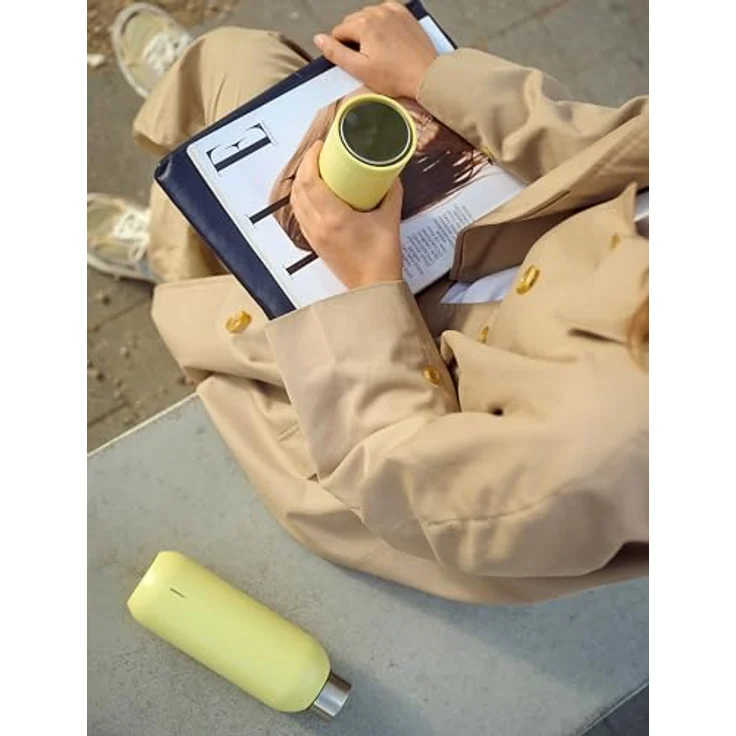 Stelton Keep Cool, Thermosflasche 0.6 l - doppelwandige Isolierflasche für heiße und kalte Getränke, moderner Design-Thermobecher aus Edelstahl, auslaufsicher – Bild 2