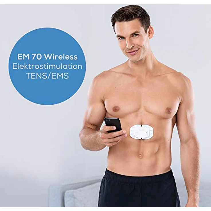 Beurer EM 70 Wireless Gel-Elektroden Massagegerät, 8 Stück – Bild 3