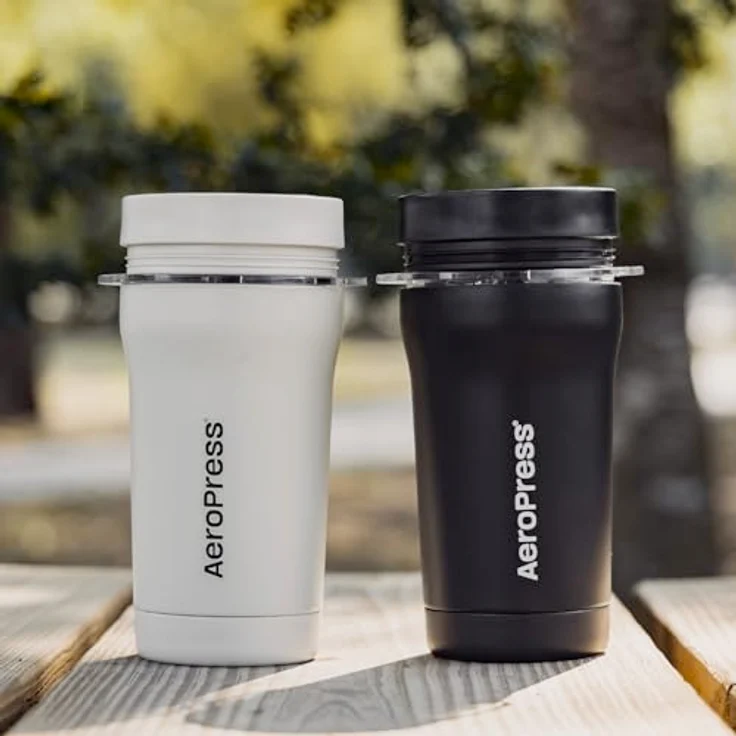 AeroPress Go Plus, tragbare Kaffeemaschine für Reisen und Camping – 3-in-1-Brühmethode, vollmundiger Kaffee ohne Bitterkeit, Kaffeepress-Set – – Bild 5