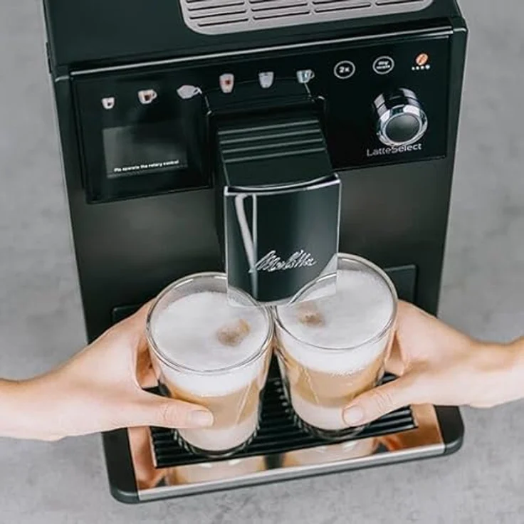 Melitta Latte Select, Kaffeevollautomat, Schwarz – Bild 5