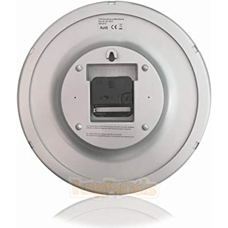 TFA Dostmann Analoge Wanduhr, 60.3017, Quarzuhr mit großen Ziffern, Küchenuhr, modern, tickend, weiß, 28cm – Bild 2