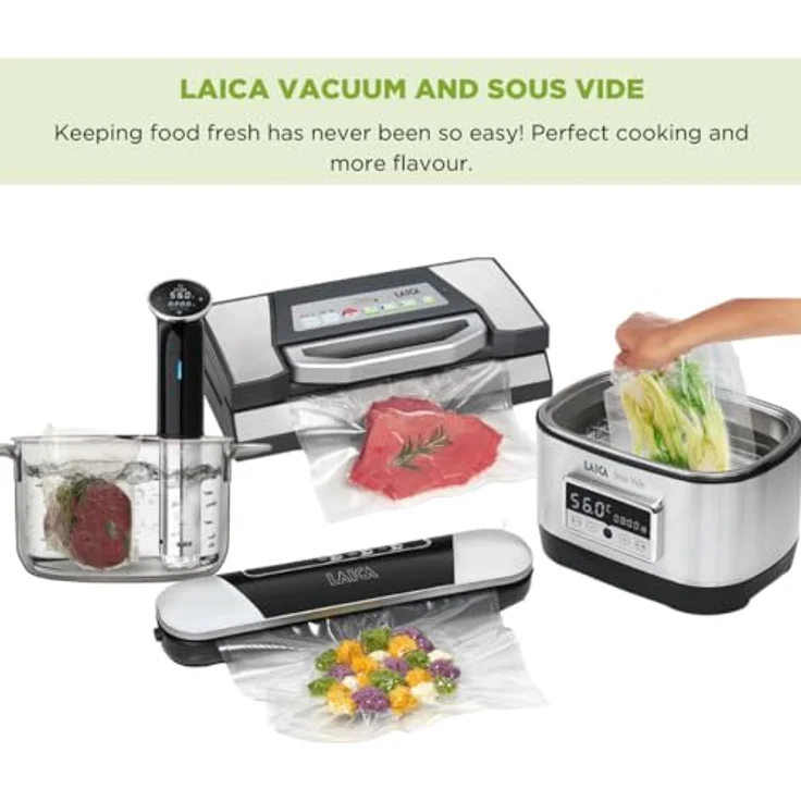 LAICA VT3509 Vakuumiererrollen 60 m (2 Stück) – Bild 7
