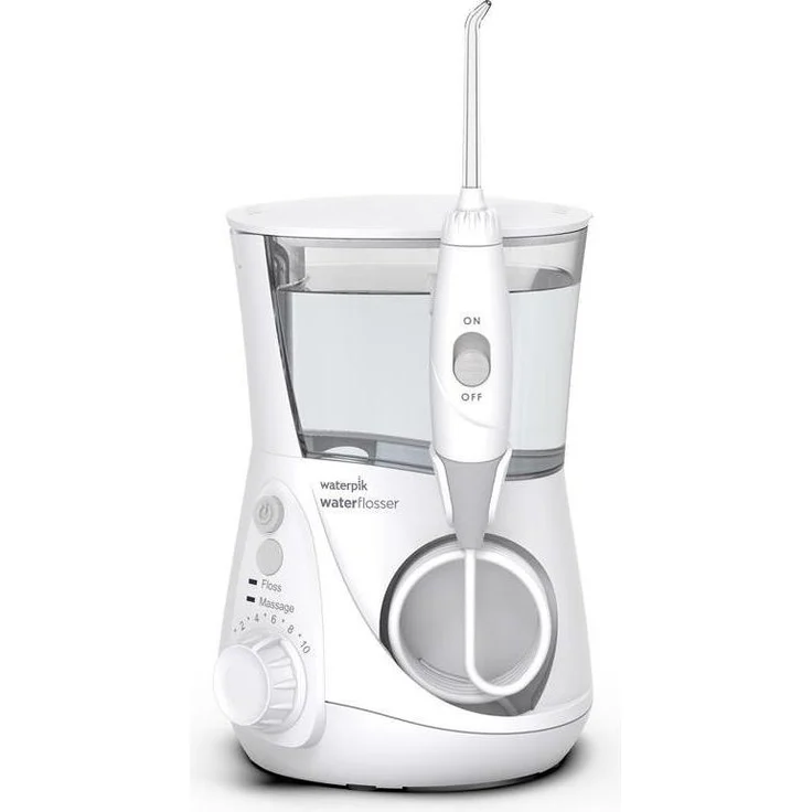 Waterpik Ultra Professional WP-660EU, Munddusche mit 650 ml Wassertank und 10 Druckstufen, weiss
