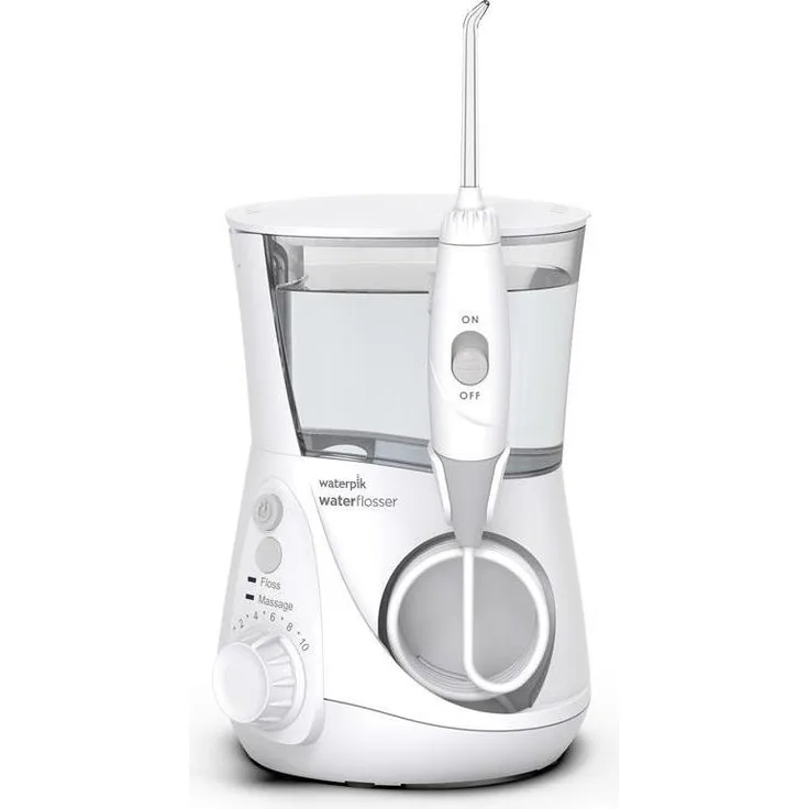 Waterpik Ultra Professional WP-660EU, Munddusche mit 650 ml Wassertank und 10 Druckstufen, weiss