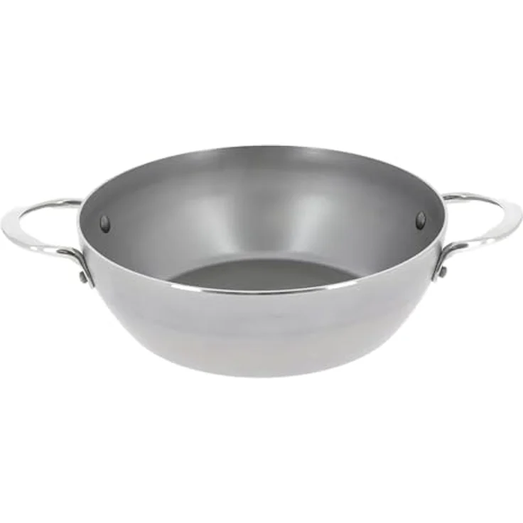 DE BUYER Bauerntopf MINERAL B aus Eisenstahl - 32 cm - Robuster Topf für Anbraten und Bräunen, Silber – Bild 1