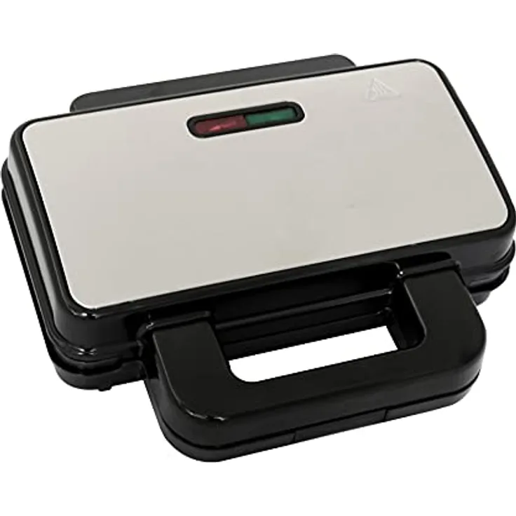 Deski Waffeleisen, belgische Waffeln, Waffelmaker, 1000W, Cool Touch, schwarz