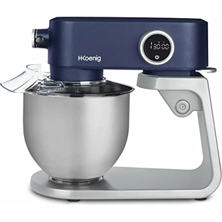 H.Koenig KM126 Küchenmaschine multifunktionell, 5 l, professionell, 800W 8 Geschwindigkeiten, blau – Bild 6