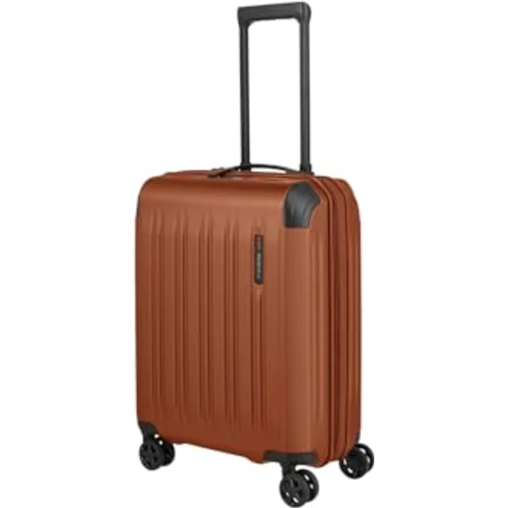 Travelite Dynamiic 4 Rollen Kabinentrolley 55 cm, Dehnfalte, gelb, 100% ABS – Bild 1
