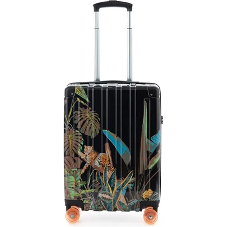 Hauptstadtkoffer Q-Damm - Handgepäck-Koffer, 54 cm, 38 L, Hartschale Polycarbonat/ABS, 4 Doppelrollen, TSA, Design Leopard – Bild 2