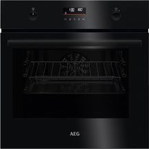Bild für AEG Einbaubackofen Serie 5 Ringheißluft SurroundCook Pyrolyse LED-Touchdisplay Schwarz BPE53516AB