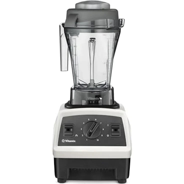 Vitamix E310 Explorian Mixer, 1,4-Liter BPA-freier Behälter, variable Geschwindigkeitsregelung, selbstreinigend, weiß – Bild 1