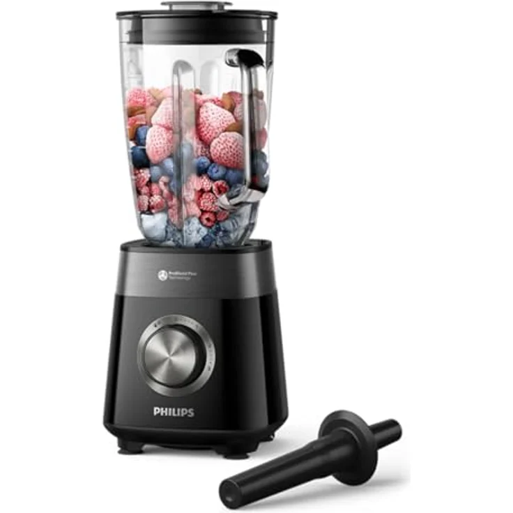 Philips BLENDER HR3030/00 Standmixer, Schwarz mit 1.200 W Leistung und ProBlend Plus-Technologie – Bild 2